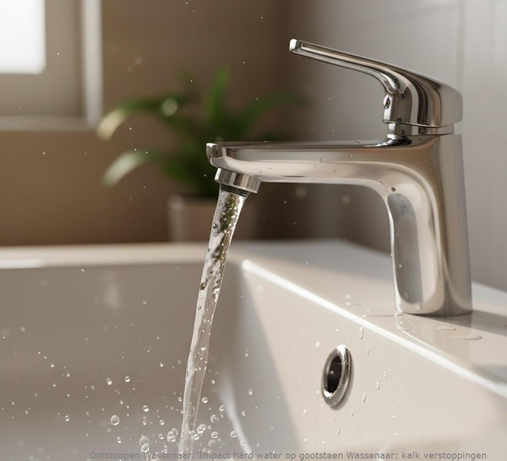 Impact hard water op gootsteen Wassenaar: kalk verstoppingen